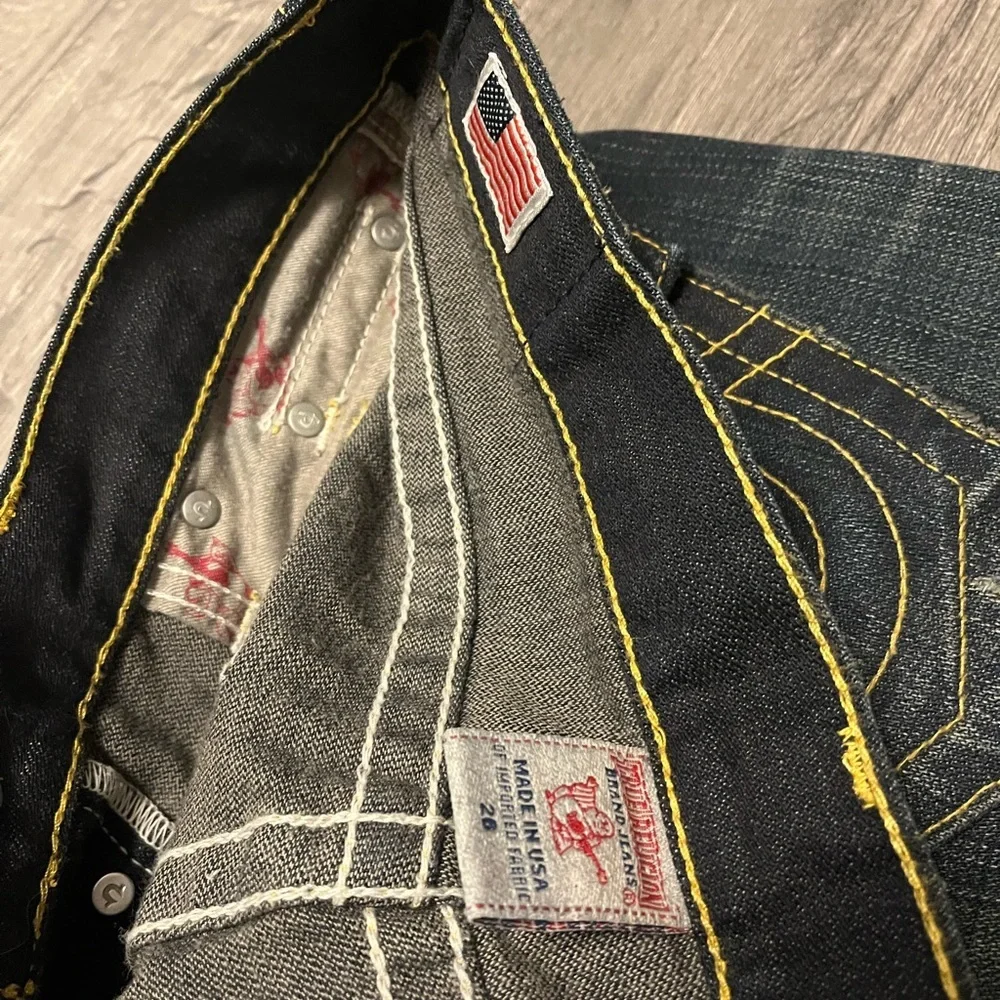 Vintage Y2K true religion Dark Wash Denim Jeans - Picture 4 of 4